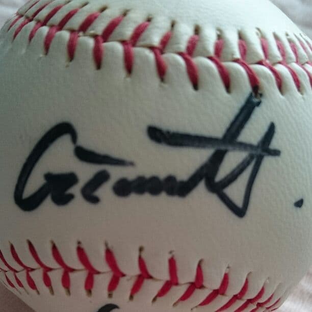 元読売巨人軍 松井選手のサインボール