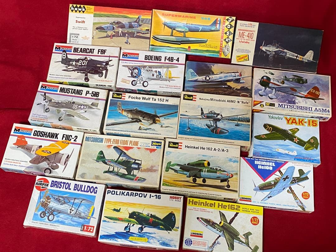 ホーク1/72 スーパーマリン スイフト他、1/72キット全18個