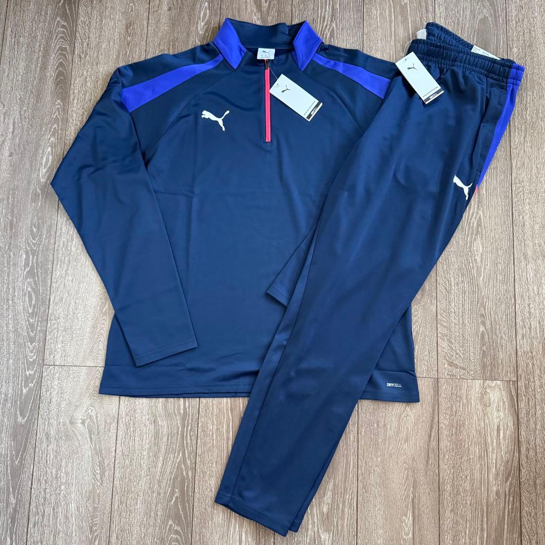 新品半額 Puma プーマ サッカー ジャージ 新モデル 上下セット XL