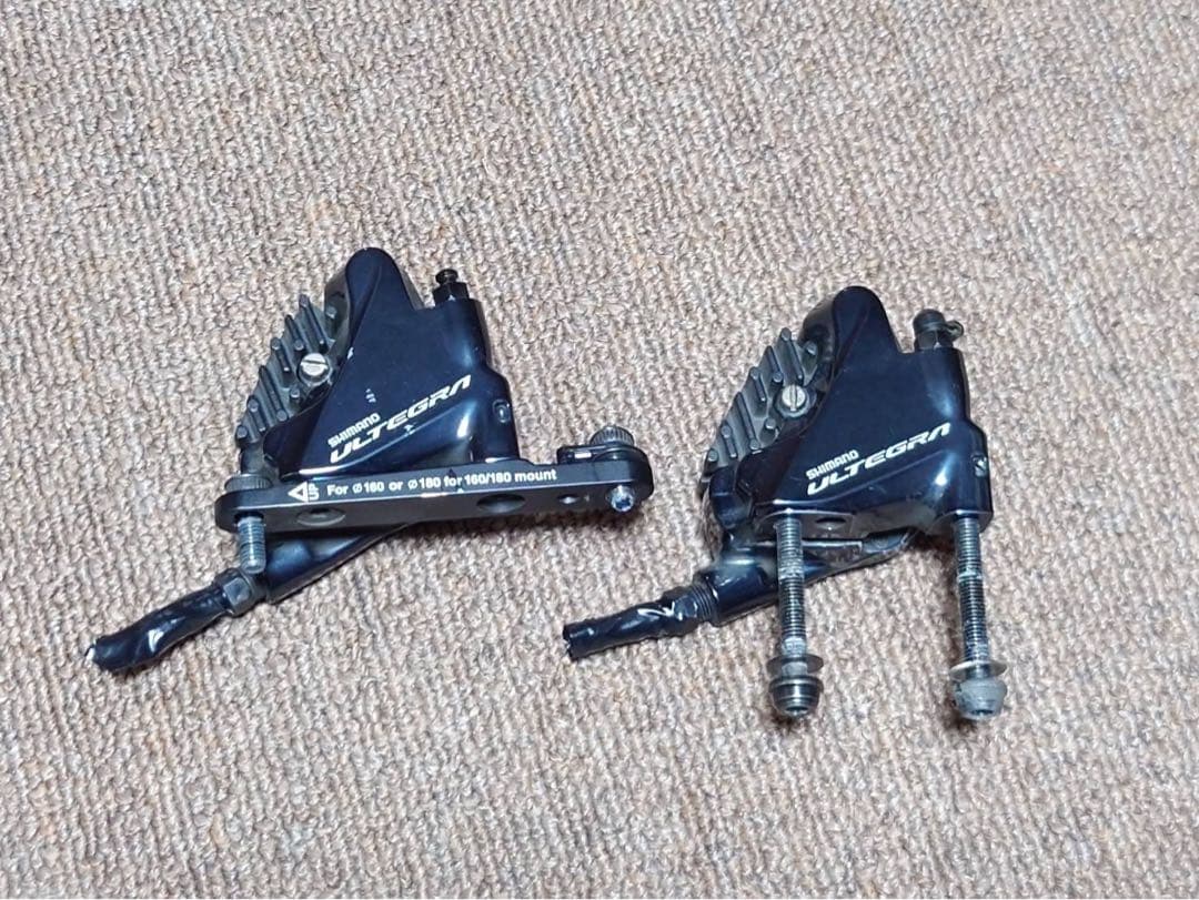 シマノ　アルテグラ　Di2用STIレバー、油圧ディスクブレーキキャリパーセット