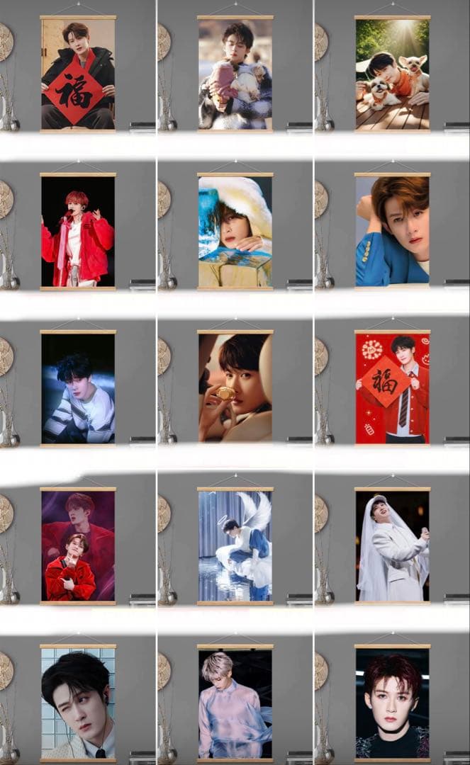 檀健次 タンジェンツー　長相思　掛け軸　35点セット