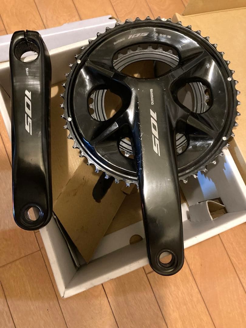 Shimano 105 クランクセット ブラック