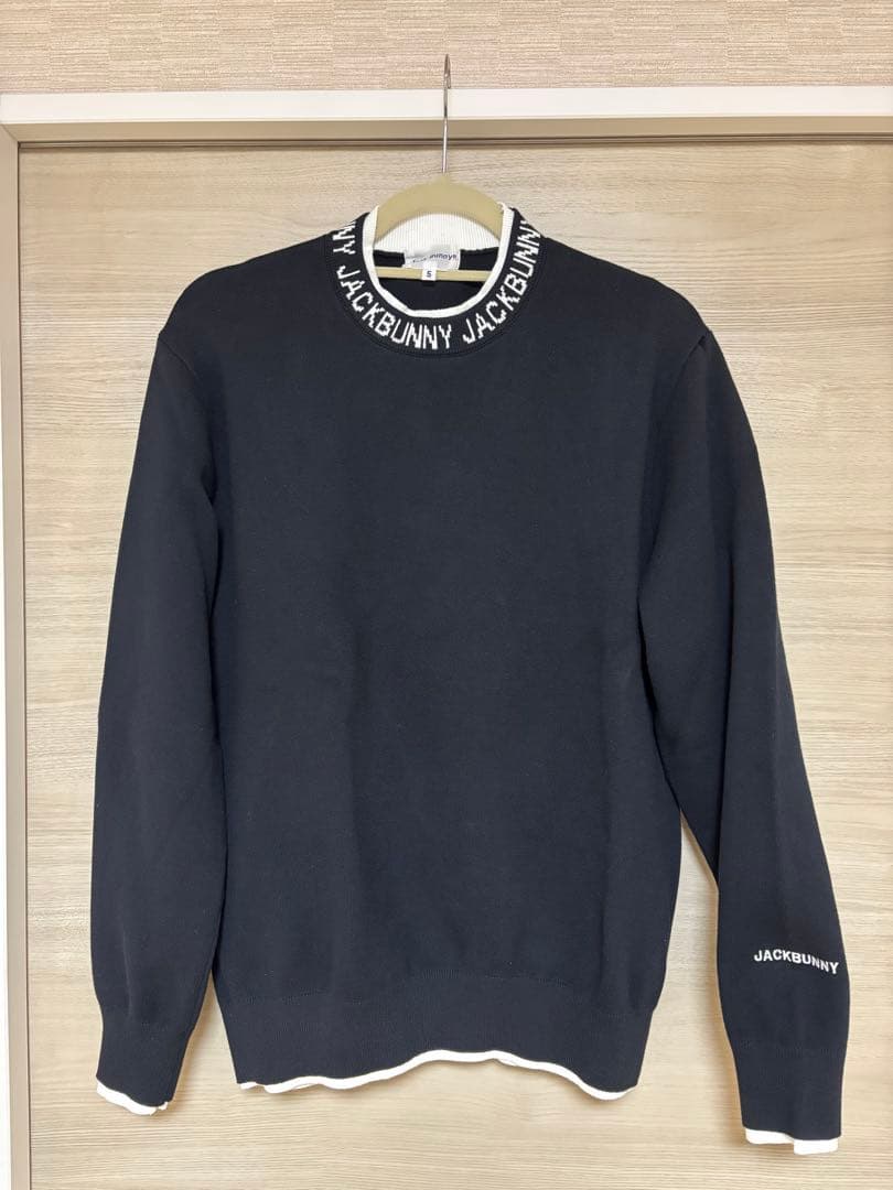 (美品)JACKBUNNYブラック クルーネックセーター サイズ5