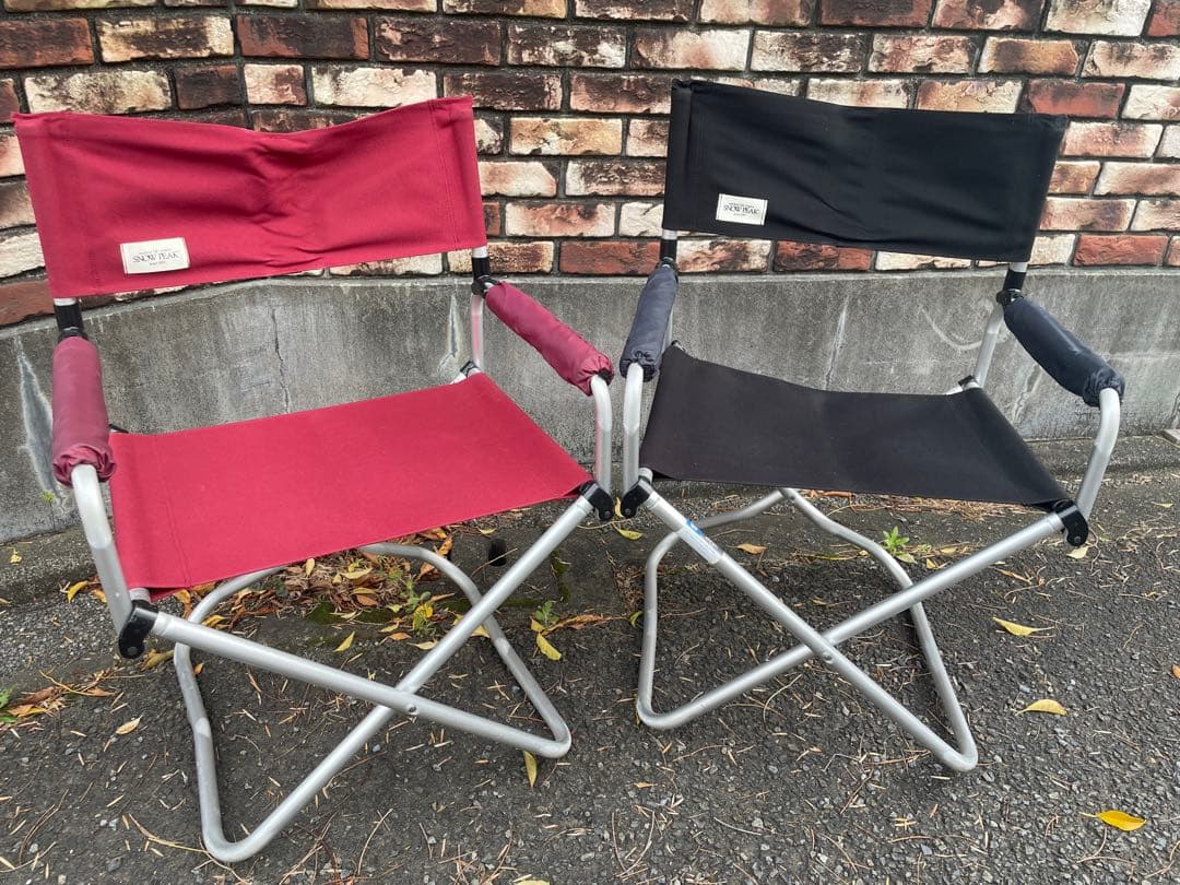  Peak スノーピーク 折りたたみアウトドアチェア 2色セット