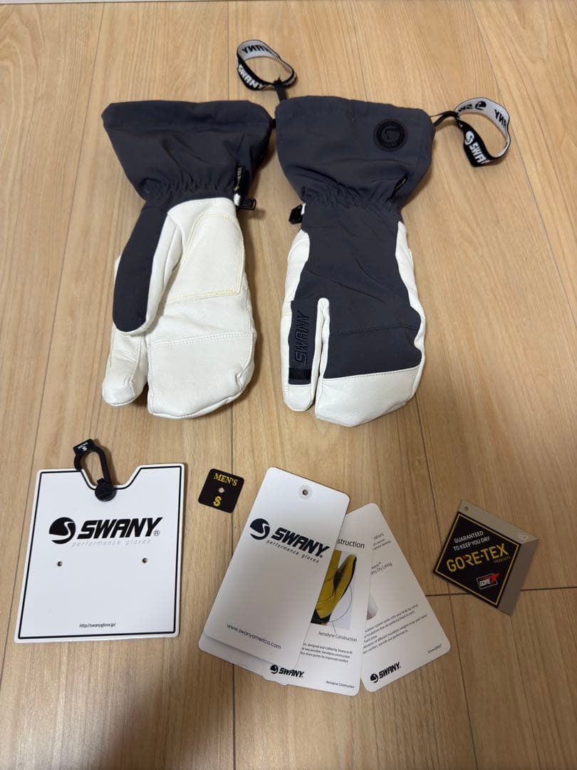 ◯新品未使用　スワニー　3フィンガー　ゴアテックス　Sサイズ　SWANY