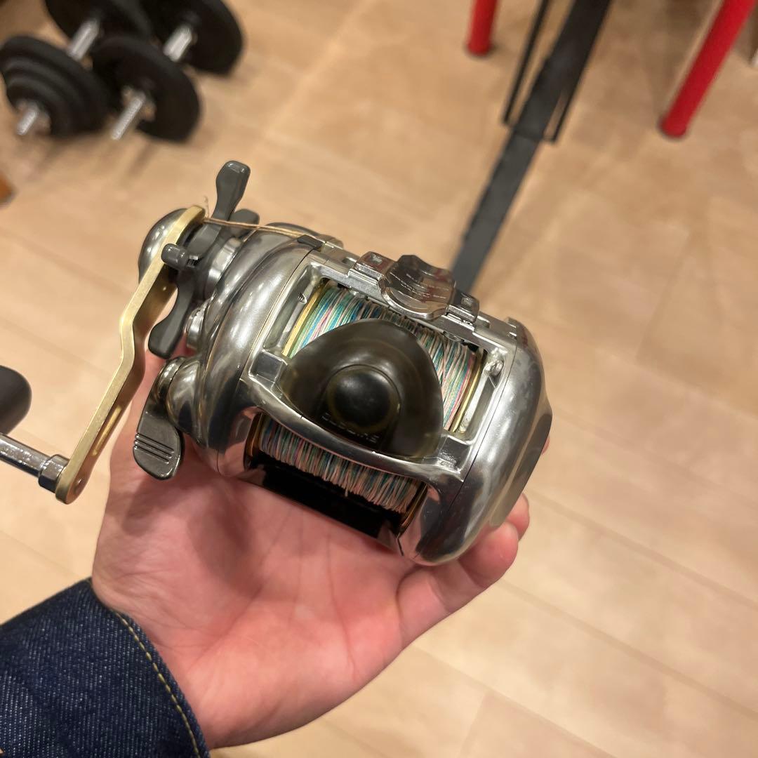 電動リール デジタル表示付き