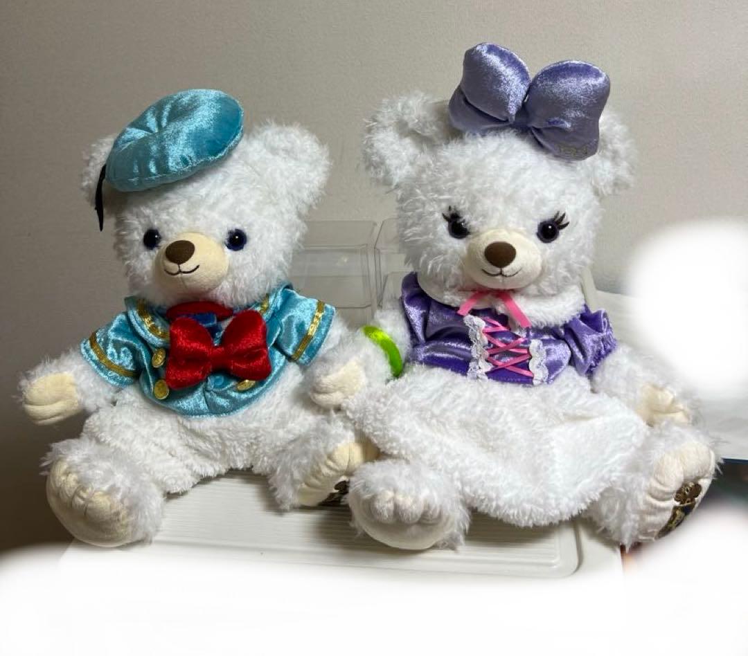 ユニベアシティのぬいぐるみ、衣装（ホイップ、パフィー）