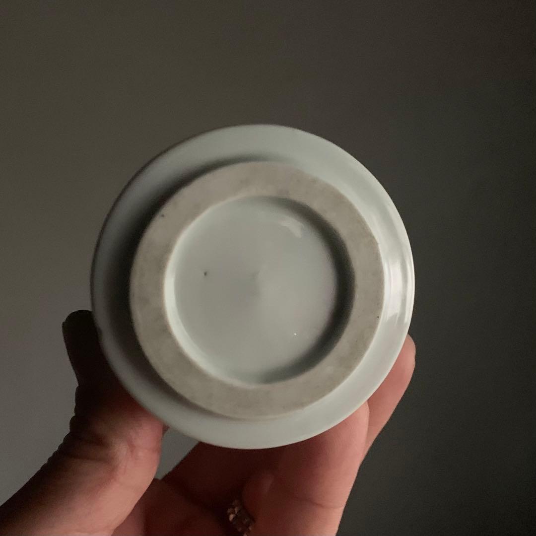 染付 筒盃 古伊万里 No.3 盃 ぐい呑み 古美術 古道具 アンティーク