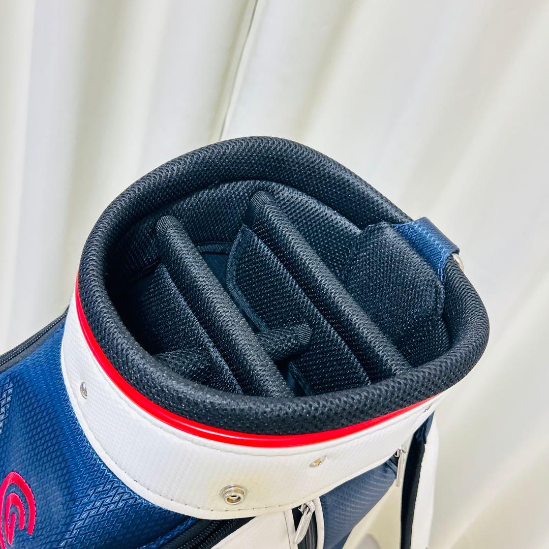 【美品】Cleveland Golf キャディバッグ 9型 フード付き