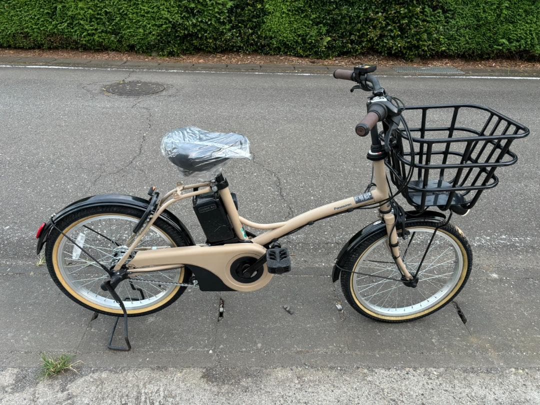 パナソニック グリッター　電動自転車 マットマロンベージュ　20型　ミニベロ