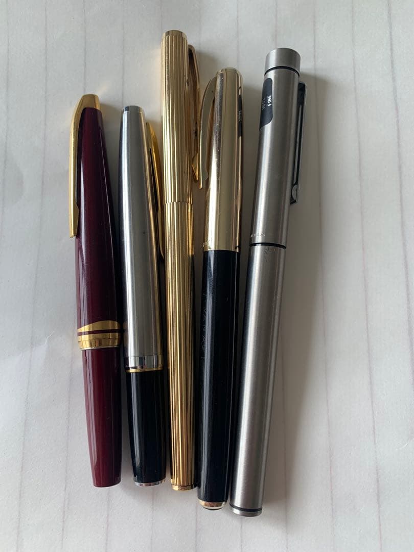 Montblanc Noblesse を含む 万年筆 5本まとめ ジャンク扱い