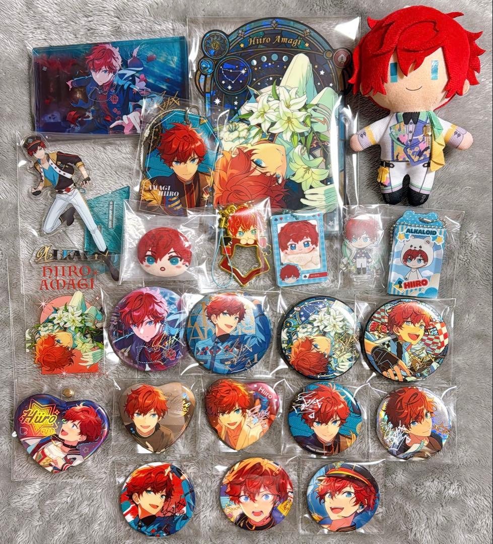 天城一彩グッズまとめ売り/ALKALOID/あんスタ/限定品/缶バッジアクスタ等