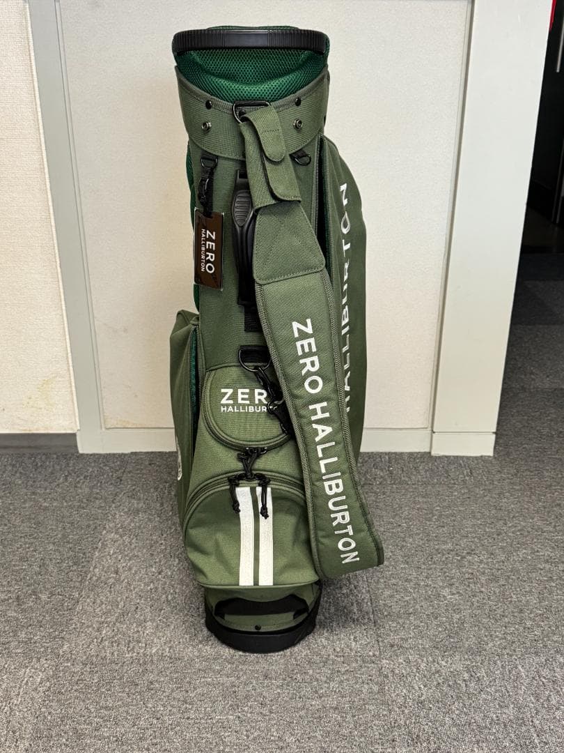 美品　ゼロハリバートン　ZHG-CB d3 スタンドキャディバッグ　カーキ