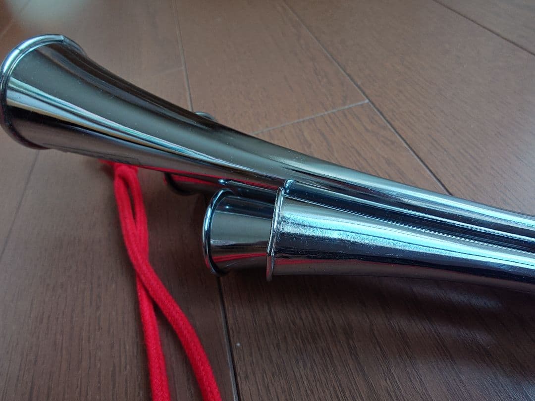 【希少】molten４連チアホーン　サッカー　応援