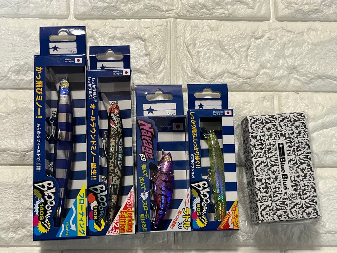 【新品未使用】2026釣りフェス限定ブルーブルーBlueBlueルアー5種セット