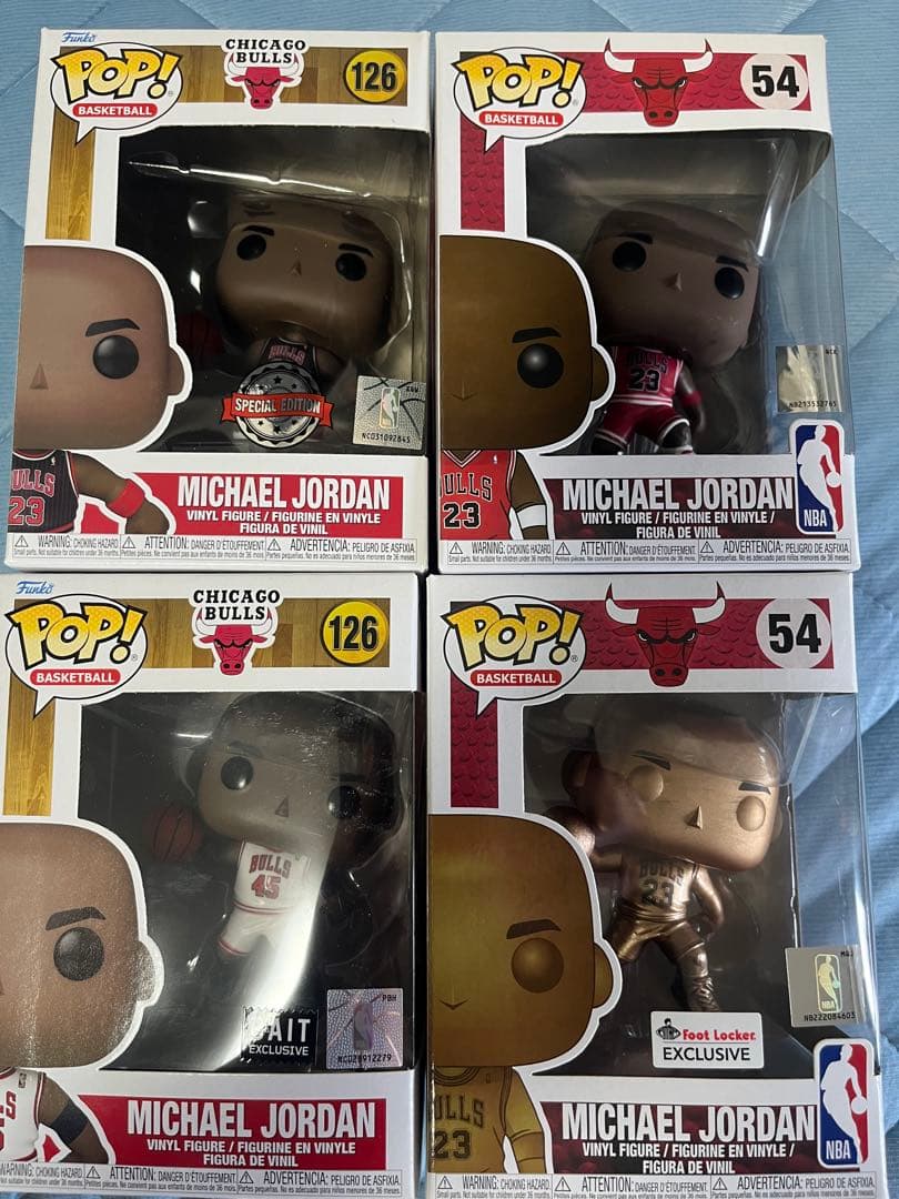 FUNKO POP! マイケル　ジョーダン　シカゴブルズ　4体セット