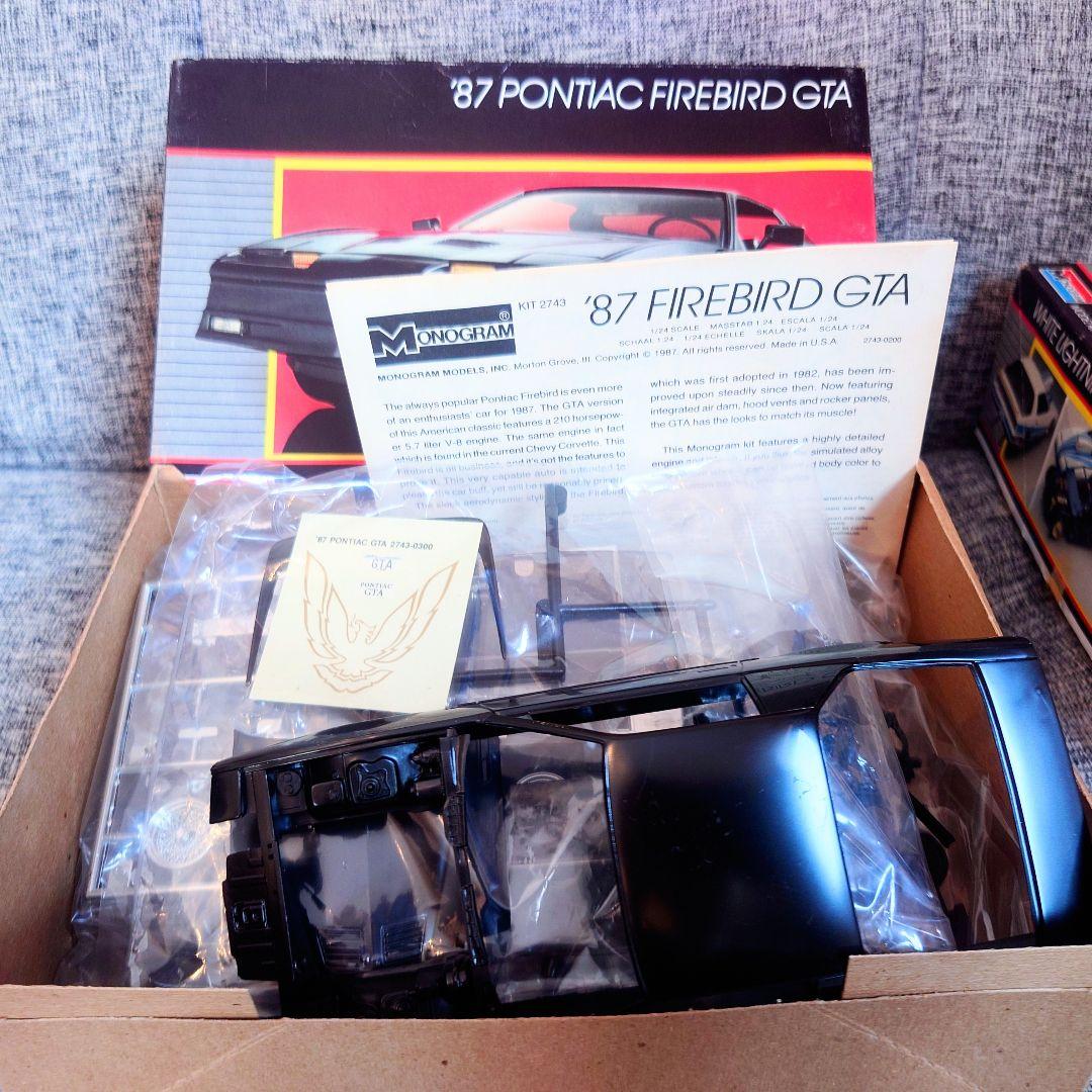 未組み立プラモ6箱・ポンティアック・ファイヤーバード・トランザム・ナイトライダー