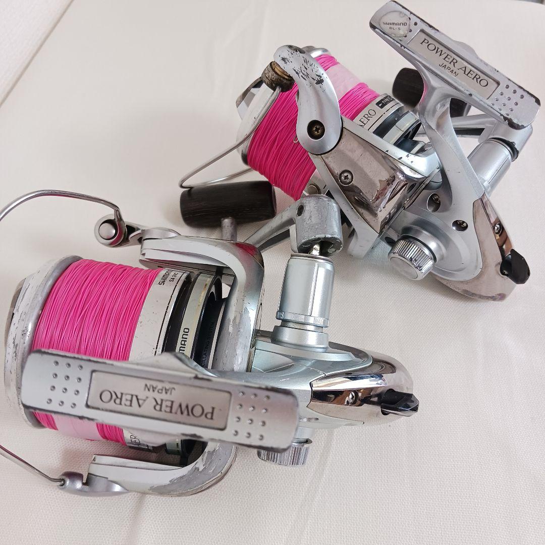 SHIMANO 03 POWER AERO スピニングリール 2台セット 04