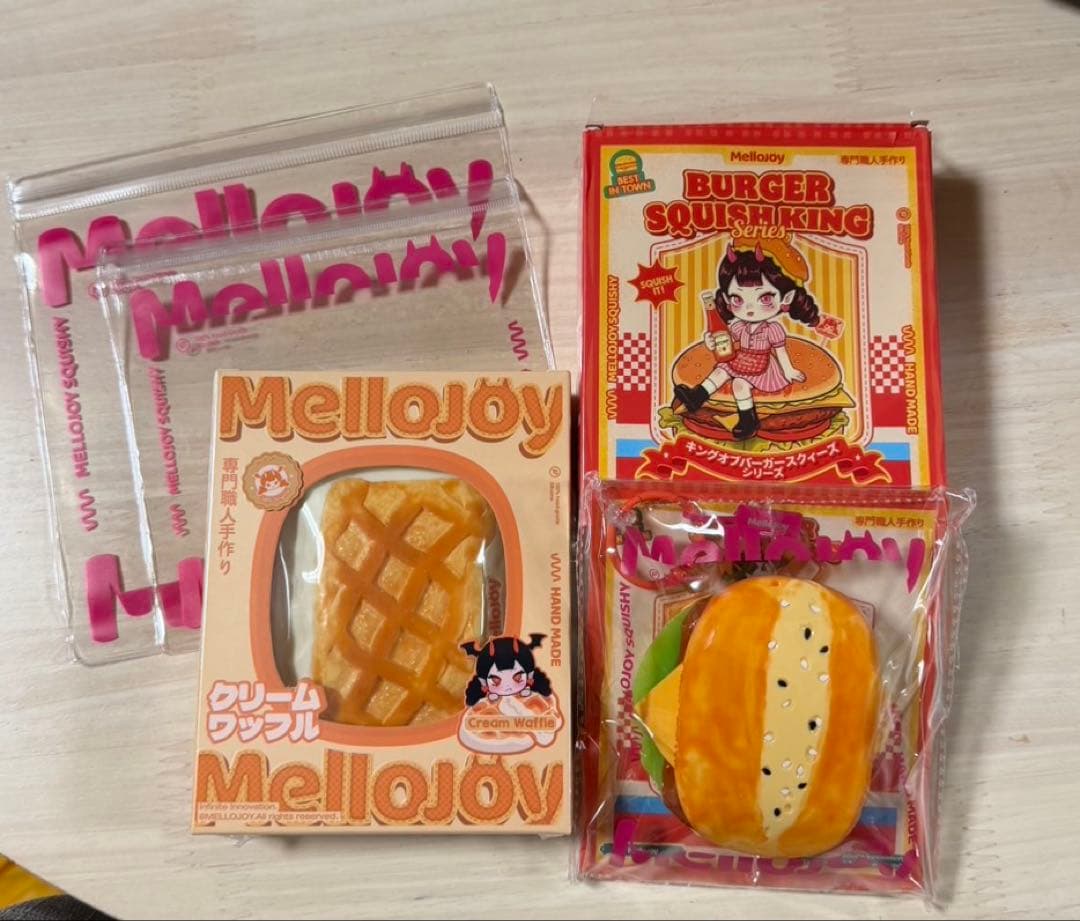 Mellojoy メロジョイクリームワッフルスクエア　キングオブバーガー照り焼き