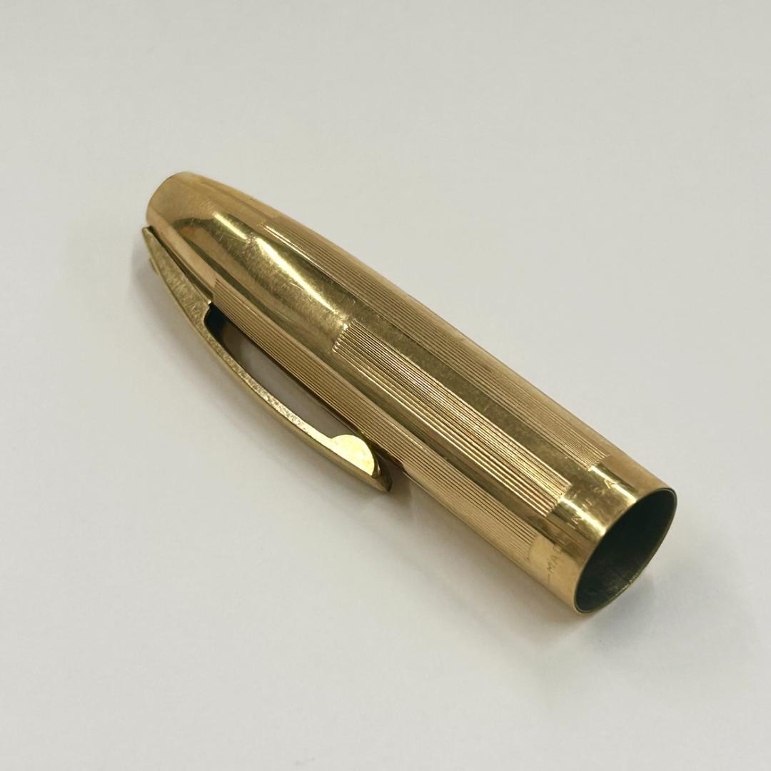 SHEAFFER シェーファー 万年筆 ペン先14K えんじ色×ゴールド