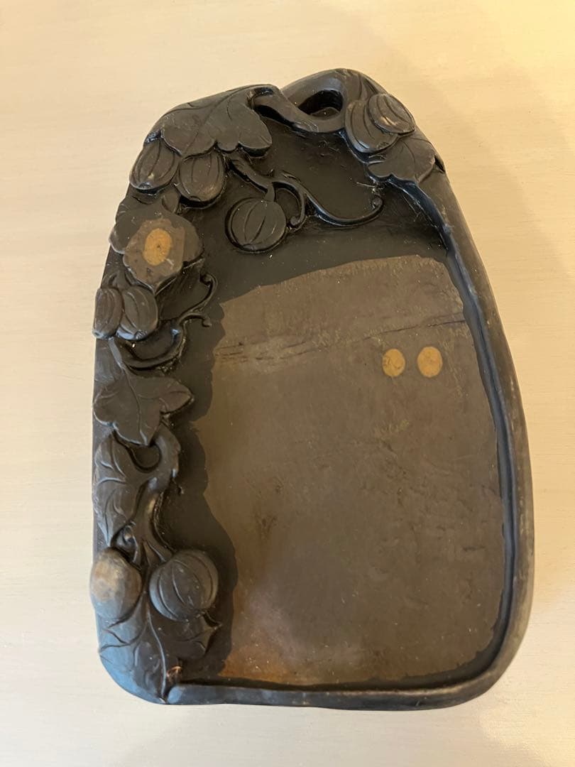 唐硯　端州名硯　石眼