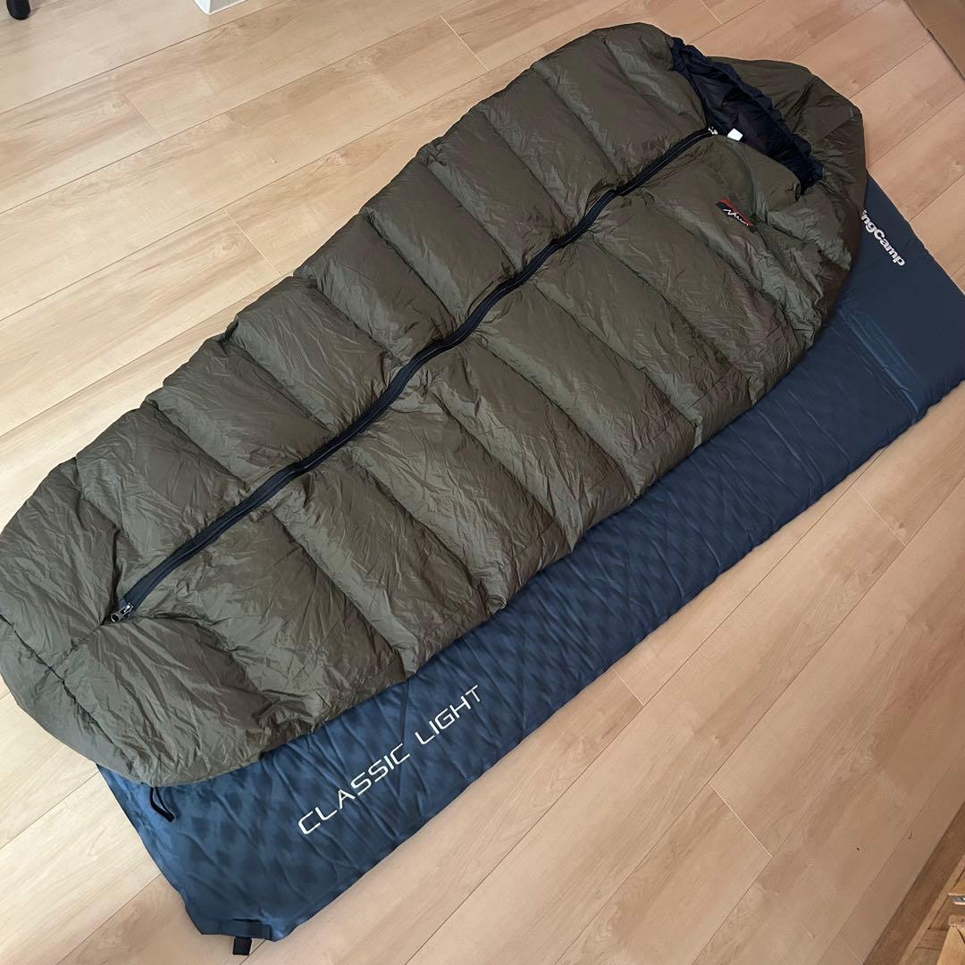 NANGA 450dx シュラフ　kingcamp インフレータブルマット