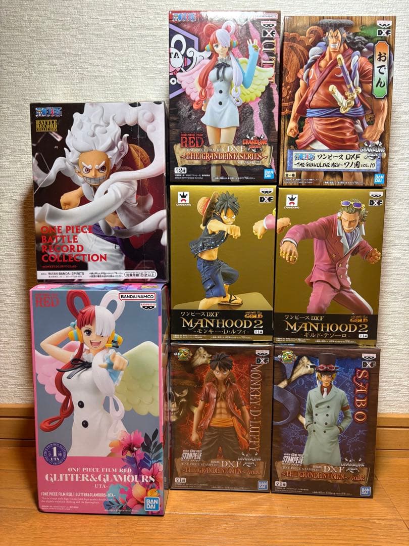 ワンピースフィギュア　8個