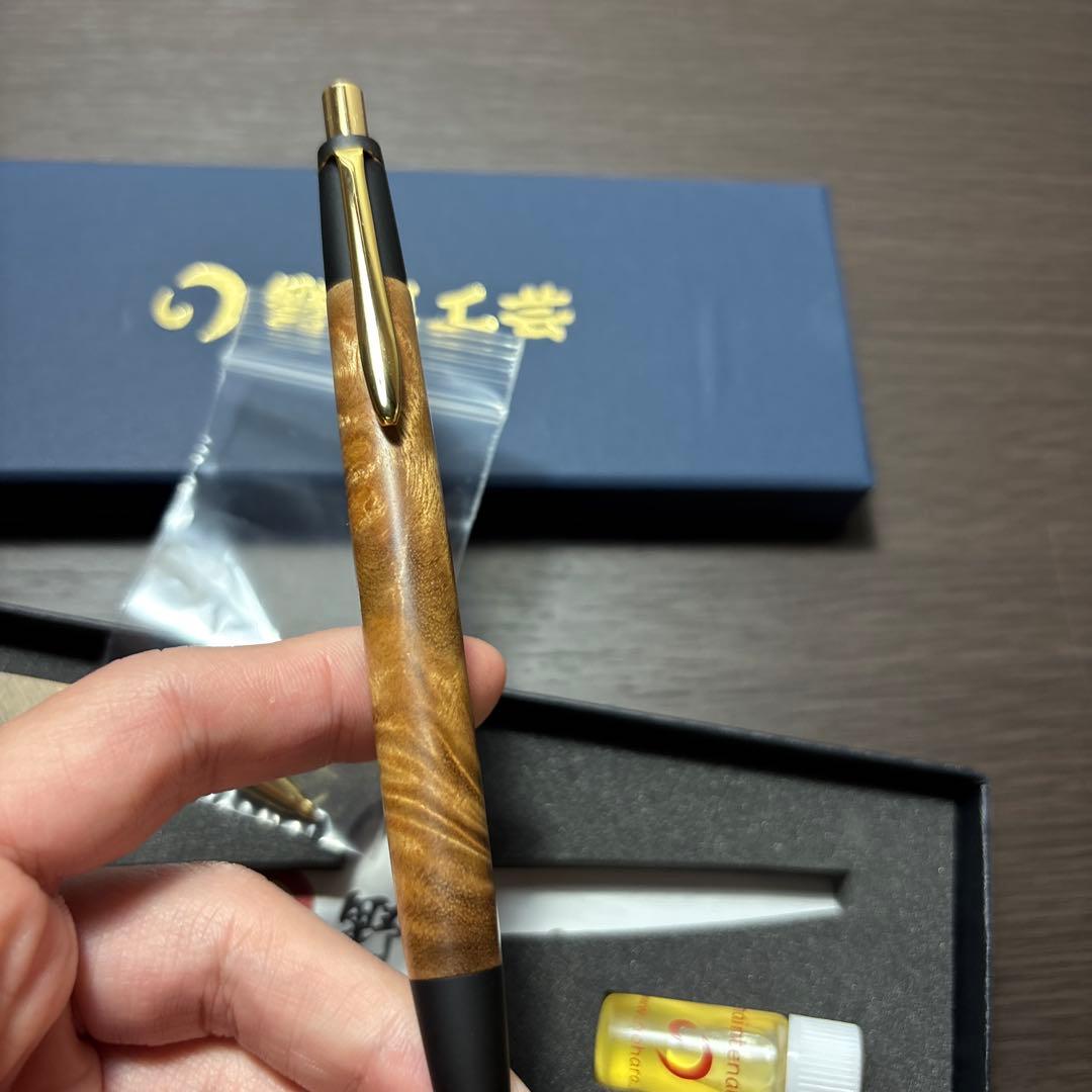 旧型　野原工芸　店舗限定マーブルウッド[固定式口金セット]