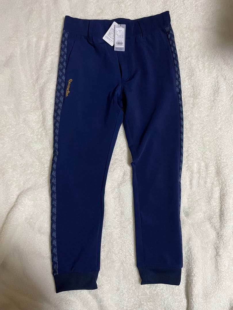 新品タグ付き！RESURRECTION ネイビー ゴルフパンツ M