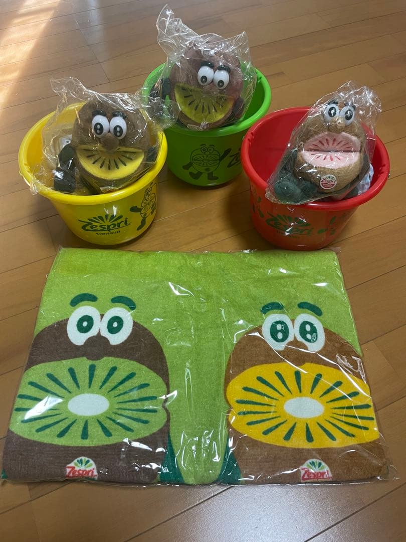 ゼスプリ　ぬいぐるみ、バケツ、タオルセット