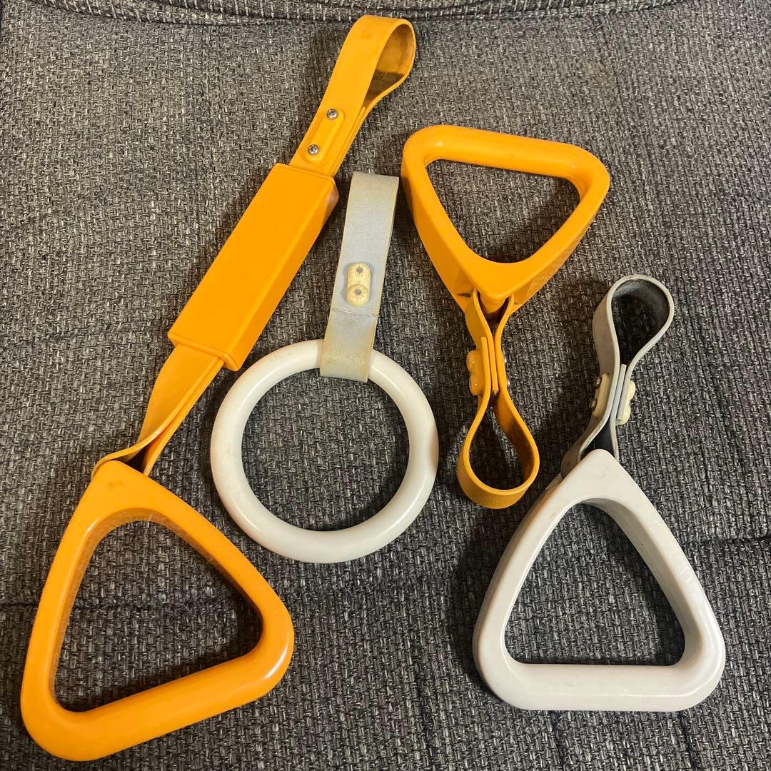 京王　吊り革(オレンジ・白)4本セット④