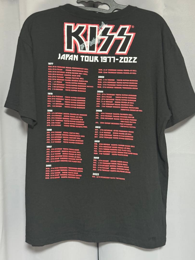 KISS 日本最終公演 東京ドーム 2022 Tシャツ L 正真正銘 大千秋楽