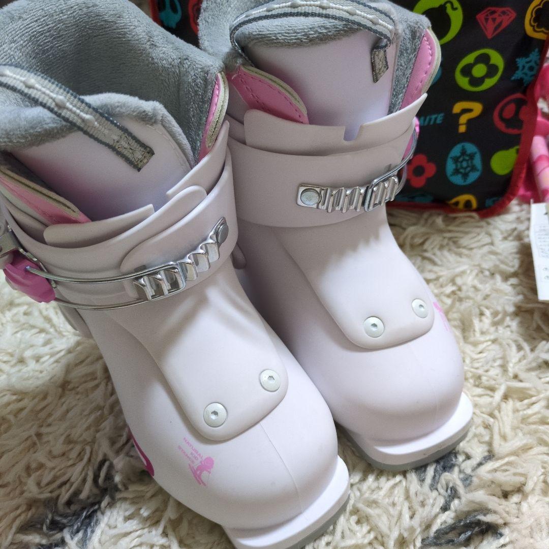 スキー3点セット　子供用　キッズ　スキー板86センチ