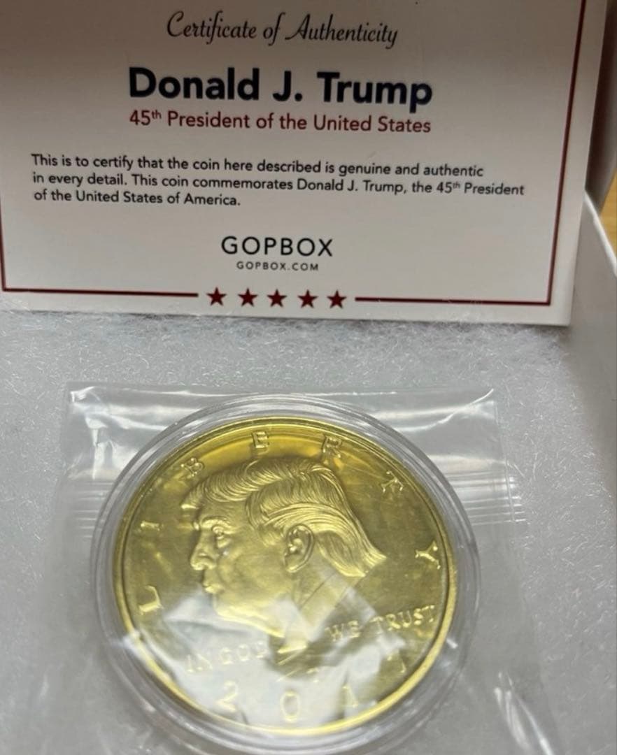 2017年トランプ大統領就任記念証明書付