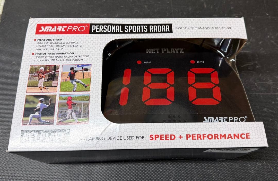 Net Playz マルチスポーツ パーソナルスピードレーダー