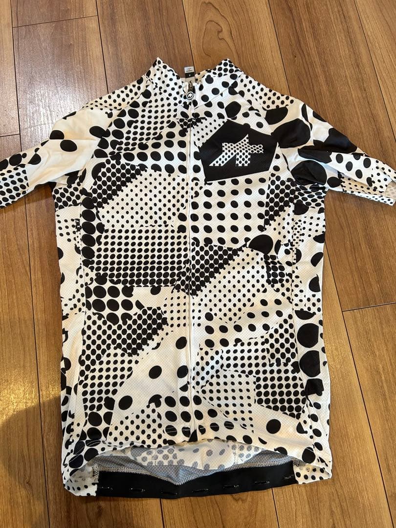 アソスassos ErlkoenigSS Jersey半袖サイクルジャージ白黒S