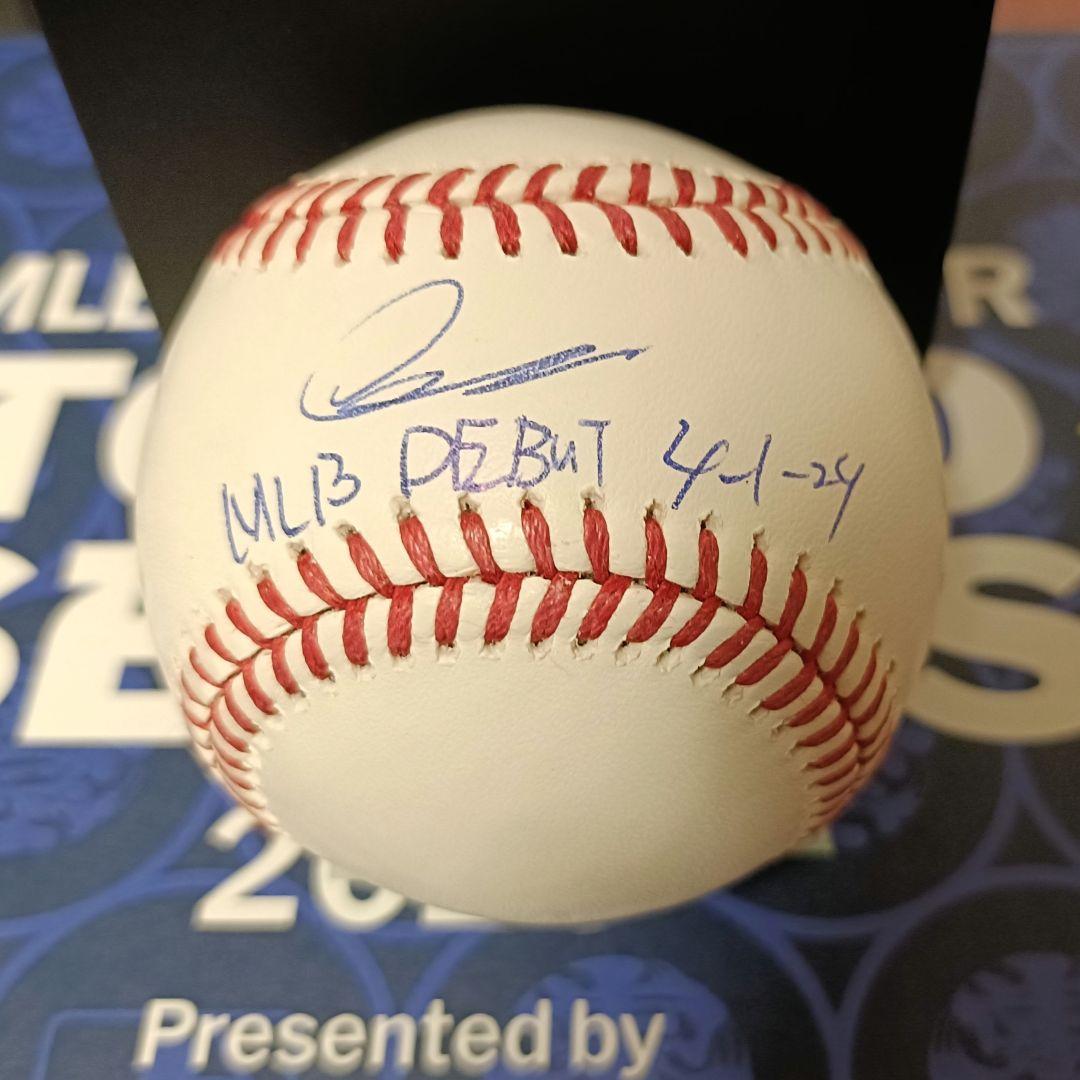 【完売品】今永昇太／直筆サインボール／シカゴ・カブス／MLBデビューインスク入り