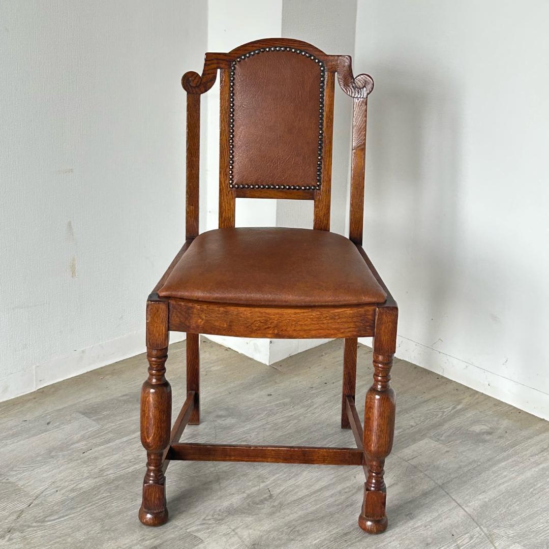 イギリス アンティーク 家具 ダイニング チェア 1930年頃 椅子 591A3