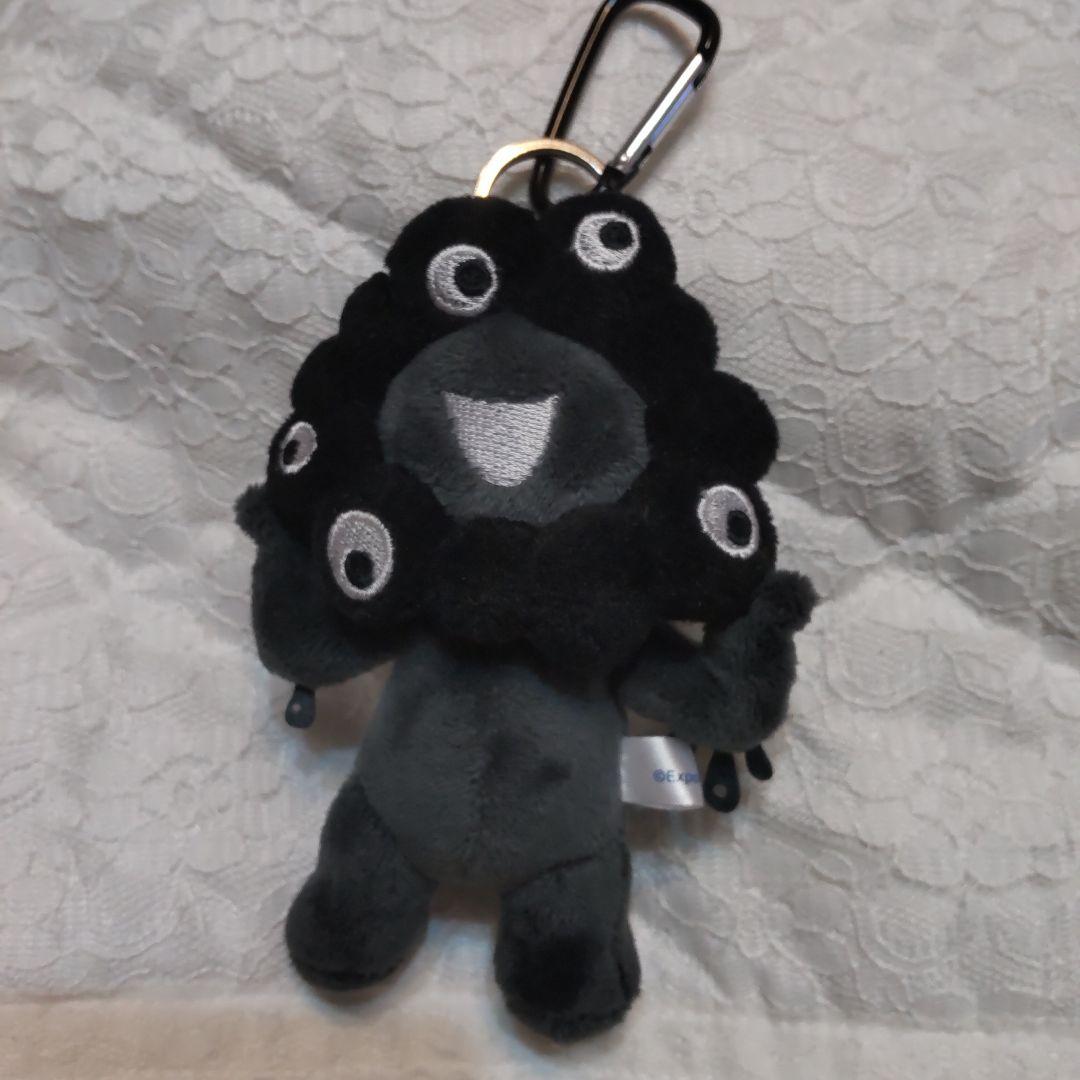黒ミャクミャク カラビナ立ち マスコット キーホルダー 大阪関西万博　廃盤品