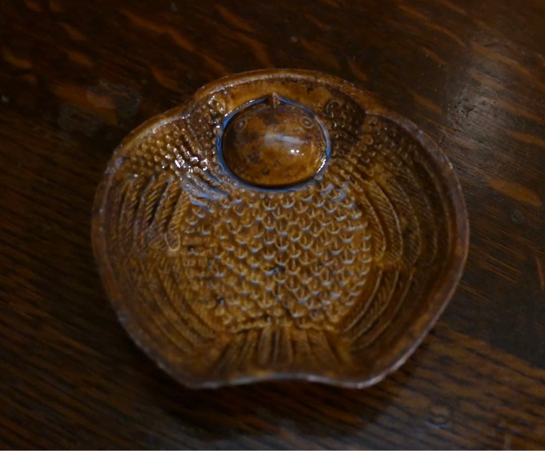 骨董　福良雀小皿