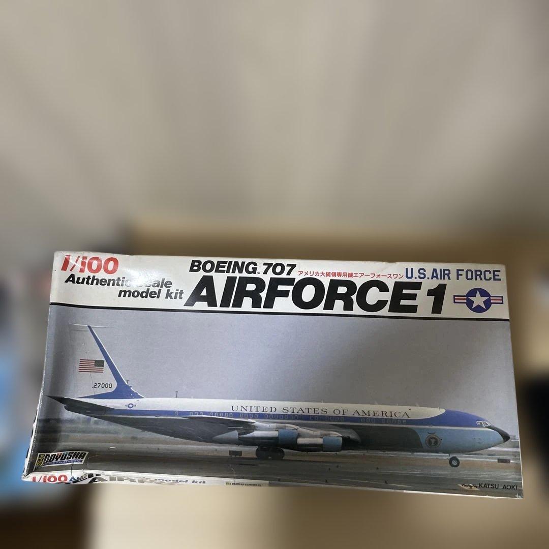 Boeing707 エアフォースワン1/100超大型大統領専用機絶版模型L382