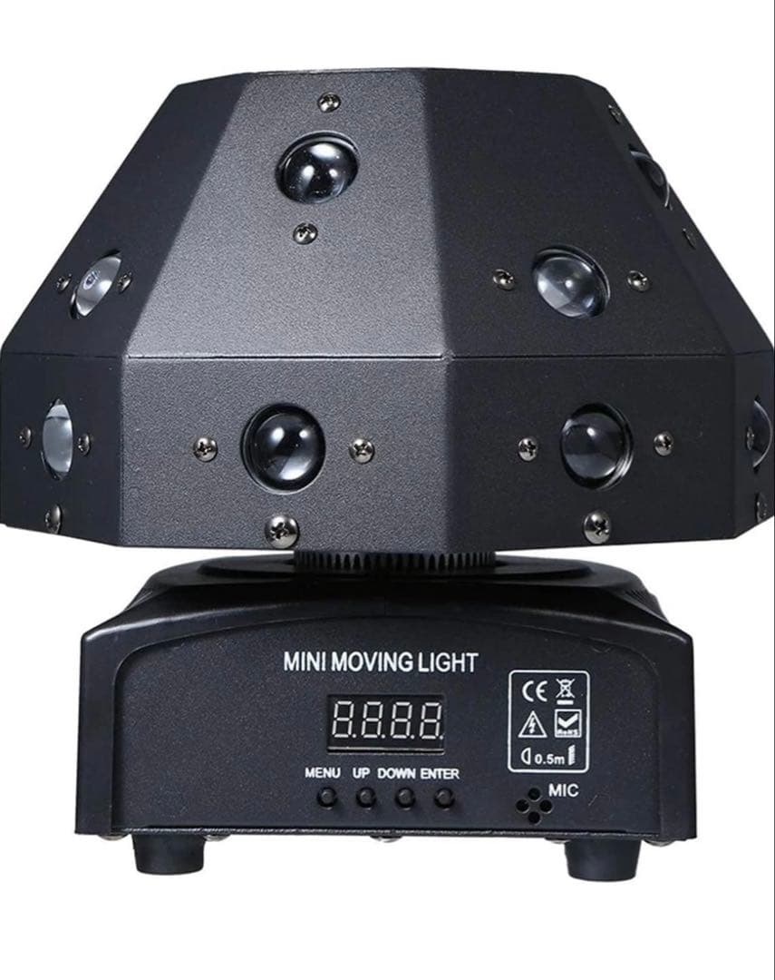 ミニムービングライト 音声制御機能付き