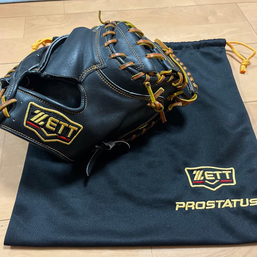 ZETTプロステイタス　硬式キャッチャーミット右投げ用