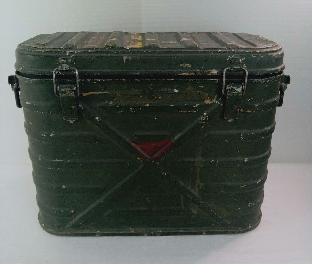 【1962年】US製 ミリタリーコンテナ オリーブドラブ　フードコンテナ*AE6