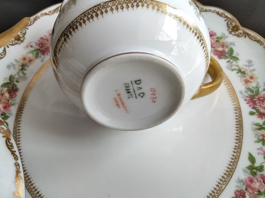 大幅値下げ、オ−ルドリモージュ三点セット、フランス