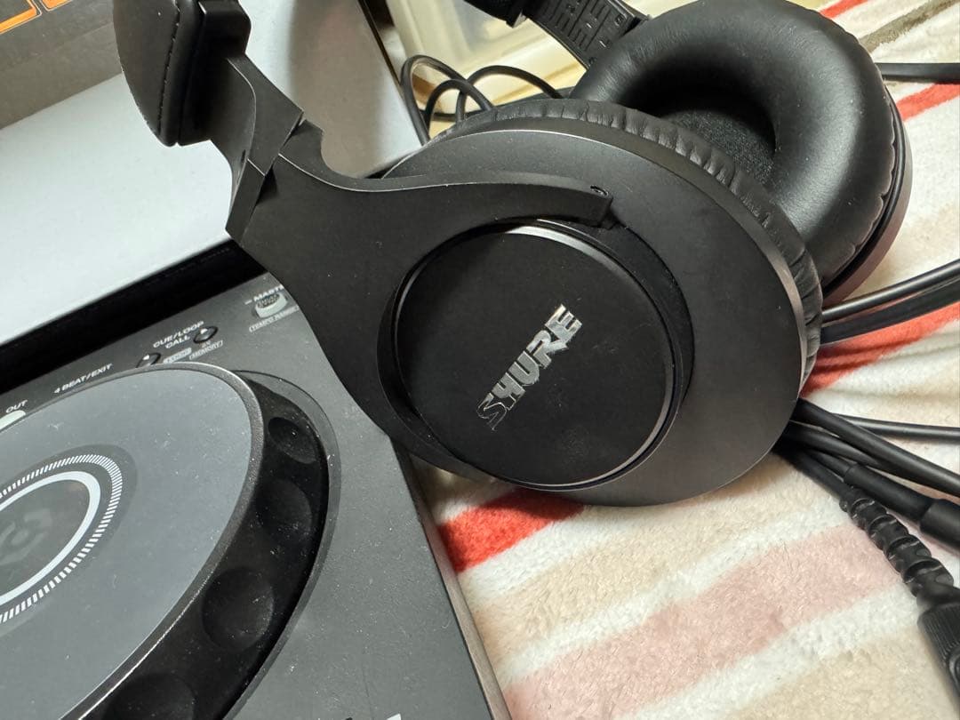 DDJ-FLX4 / SHURE SRH440A モニターヘッドホンセット