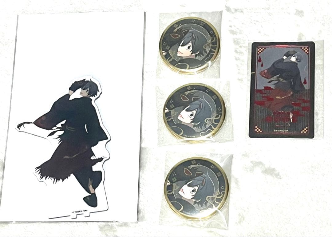 【桃源暗鬼】アニカフェ 淀川真澄アクリルスタンド・缶バッジまとめ