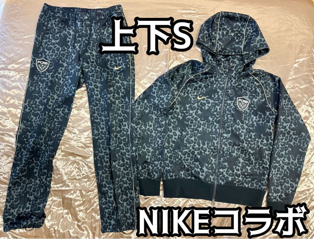 【コラボ】FCRB x NIKE レオパード&スター柄 セットアップ【トレンド】