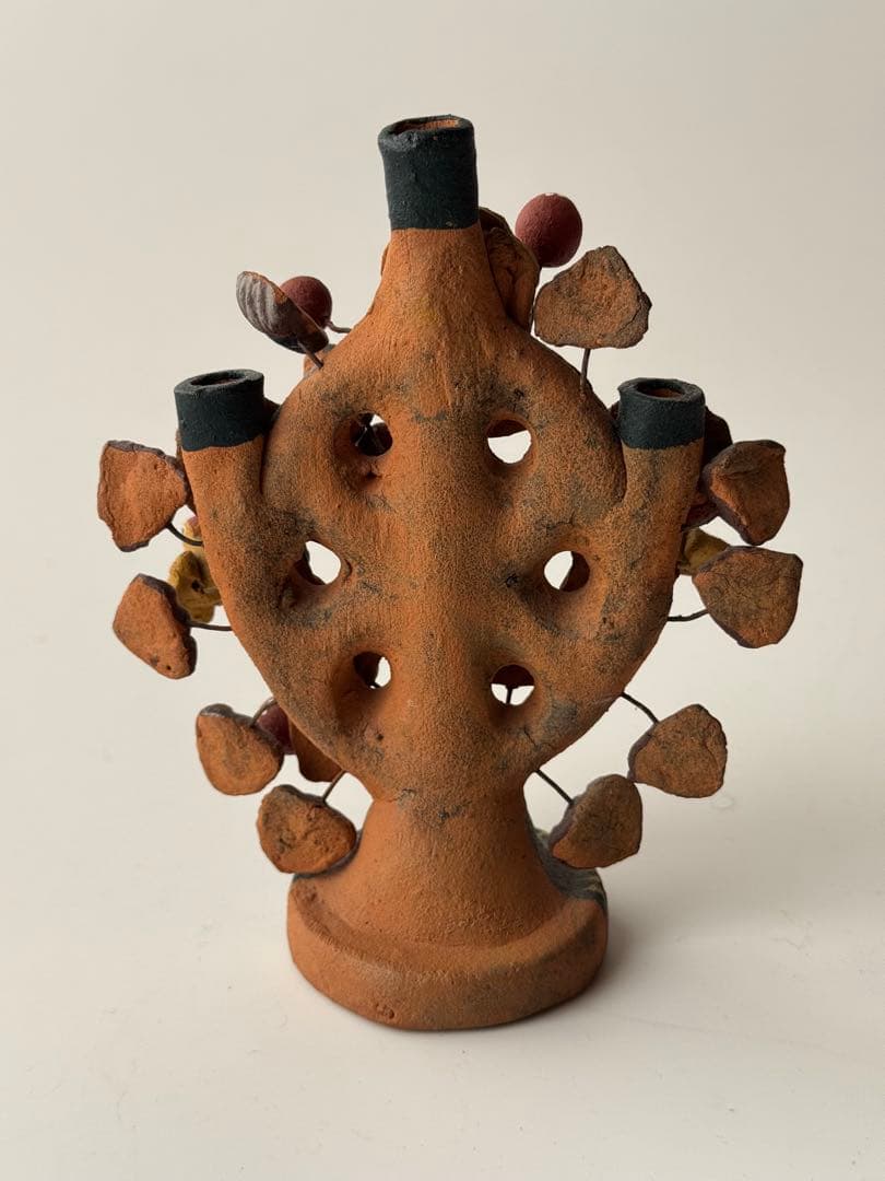 メキシコ ヴィンテージ 生命の樹 ツリーオブライフ 陶芸