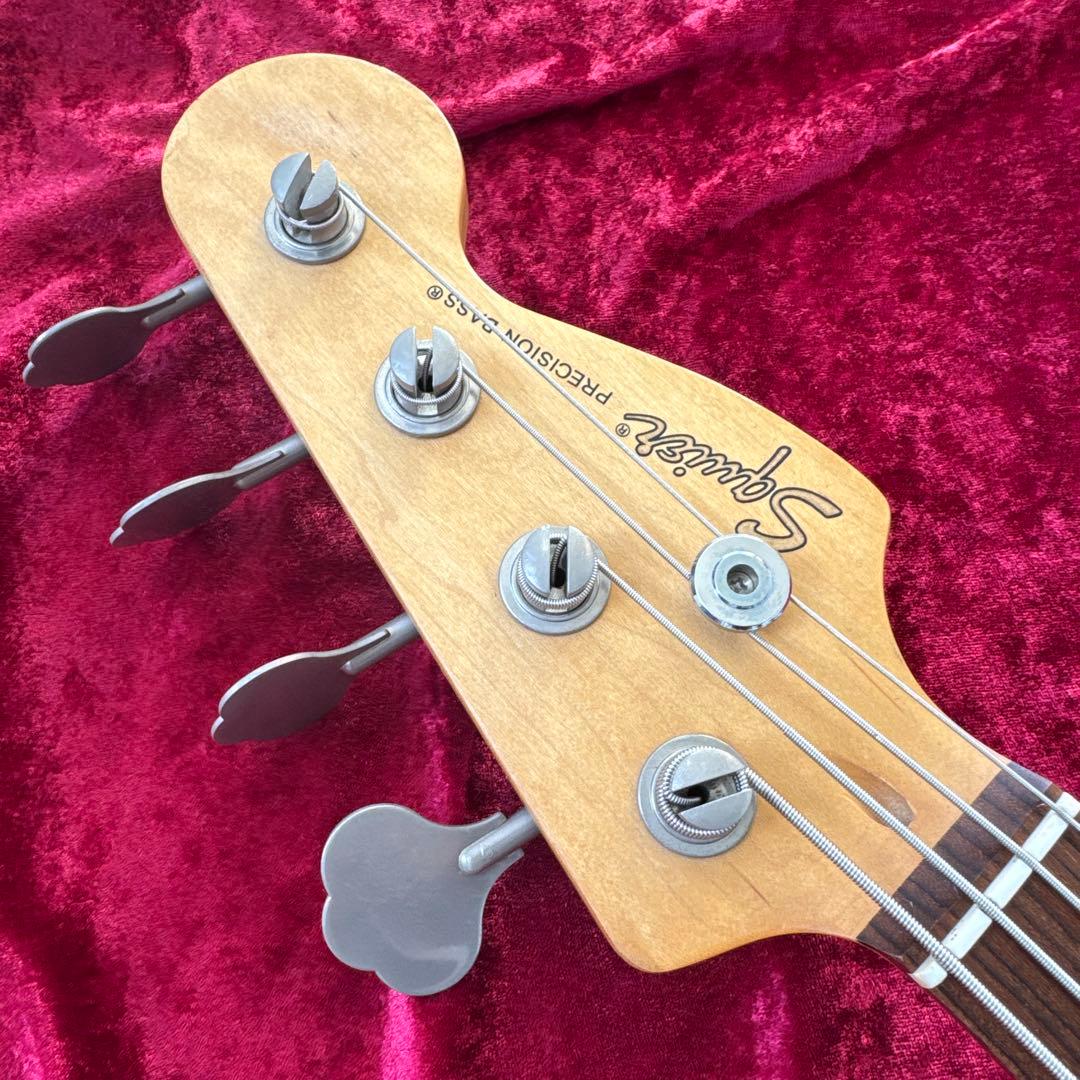 メンテ済 Squier by Fender PRECISION BASS RED
